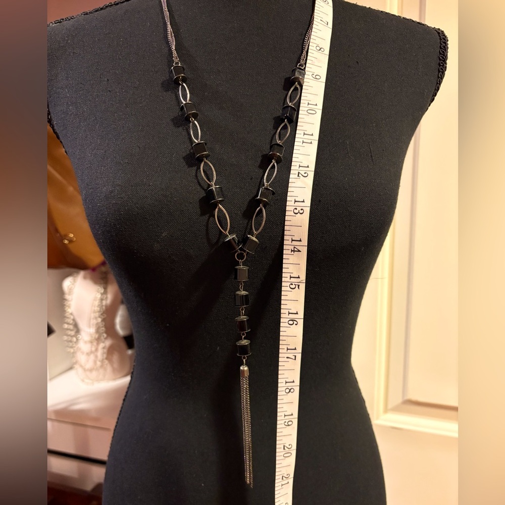21” at tassel necklace